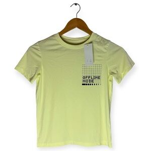 New Boys All In Motion Lemon/Yellow Tee Size M (8) “Offline Mode”